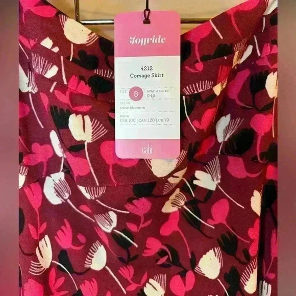 NWT Cabi Corsage skirt - Picture 3 of 5